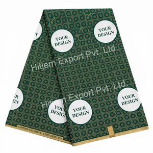 Tissu en coton sergé africain imprimé wax de haute qualité, personnalisé pour vêtements de garçons, sacs et textiles de maison – Fournisseur en gros OEM ODM - Product Image 4