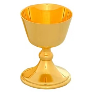 Cáliz Eucarístico de Metal, Vaso Religioso para la Comunión, para el Altar de la Iglesia y Ceremonias de Adoración - Product Image 6