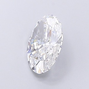 Diamant synthétique CVD ovale facetté de 3,04 carats, couleur incolore, clarté D VVS1, certifié, éco-luxe, pierre centrale pour création sur mesure - Product Image 2