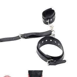 Leather <b>Bed</b> <b>Restraint</b> Straps Set with Reinforced Stitching - Product Image 5