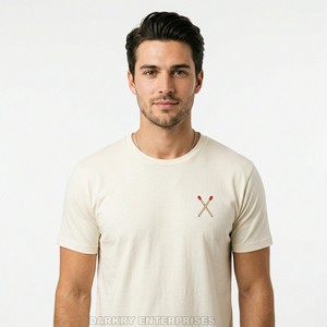 Camiseta Gris Personalizada para Hombre con Estampado Tipográfico de Reloj de Arena 'Amor Eterno', de Algodón, Proveedor Mayorista OEM ODM, Ropa Casual Urbana - Product Image 6