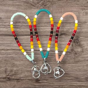 Luxury Beaded Embroidery Butterfly Keychain For Women Colorful Seed Beads Handmade Keychain Fashion Bag Charm - Product Image 5