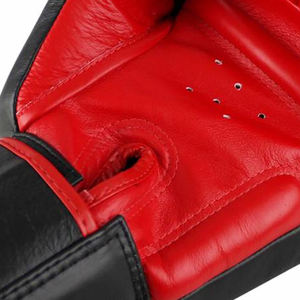 Gants de boxe légers et respirants en cuir professionnel de qualité supérieure avec support de poignet auto-agrippant - Product Image 6