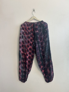 Pantalones Harem de Seda Estilo Gitano Indio, Pantalones de Yoga Cómodos, Pantalones de Pijama - Product Image 2