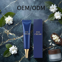 Envase de Crema para Ojos OEM ODM con Tapa Acrílica Personalizada, Cuidado de la Piel Ultra Hidratante, Niacinamida Coreana Antiarrugas para Ojeras