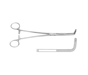คีมจับเส้นเลือดคุณภาพสูง Finochietto Thoracic Forceps ทำจากเหล็กกล้าไร้สนิม สำหรับการผ่าตัดหัวใจและหลังอก และการผ่าตัดทั่วไป - Product Image 3