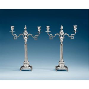 Antique Silver 5Arm Metal Candelabra Luxury <b>Table</b> Centerpiece Wedding Decoration <b>Tall</b> Taper Candle Holder Pillar Stand for Decor - Product Image 4