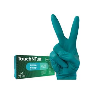 Guantes desechables de nitrilo liso Ansell 92-600 con diseño robusto para mayor durabilidad, comodidad, resistentes a desgarros y roturas. - Product Image 1