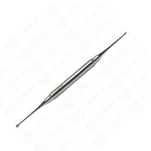 Premium Miller No. 9 Curetas Óseas de Doble Extremo de 2.8mm y 3.4mm, Instrumento Quirúrgico Ortopédico de Acero Inoxidable de Grado Médico - Product Image 4