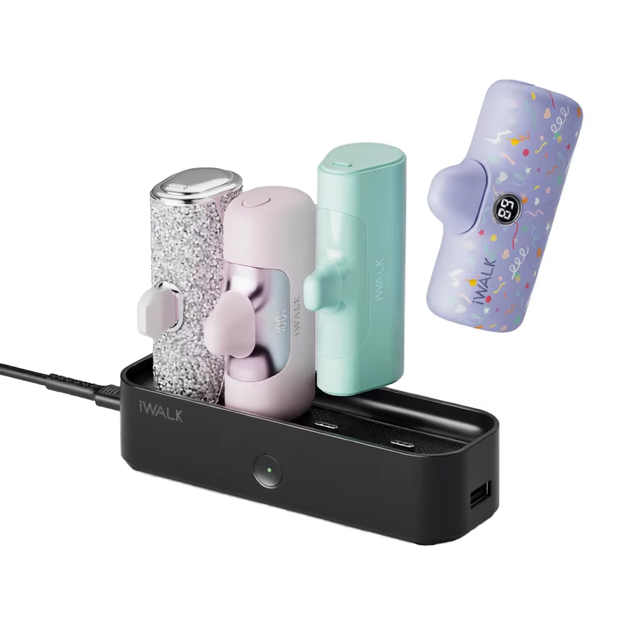 4 in 1 Charging Station for Portable Chargers Simultaneously Recharge Multiple Power Banks with Compact Desk Organization Design