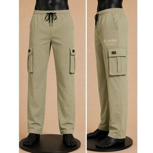 Jeans Ajustados de Moda Urbana de Primera Calidad Personalizados, Nueva Llegada, Corte Slim, Transpirables, de Secado Rápido, Ligeros, de Lona, para Hombre - Product Image 4