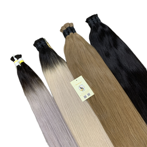 Vente chaude Double Tiré Non Transformés Droite Ombre Vierge Cheveux Cheveux Humains En Vrac - Product Image 1