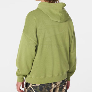 Hoodie homme coupe boxy à manches longues, design personnalisé, fabriqué dans les meilleurs matériaux, streetwear, hoodies basiques coupe boxy pour homme - Product Image 5