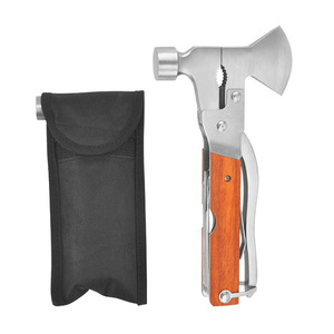 Hacha de acero al carbono con mango de madera para partir leña, calidad DIY - Product Image 4