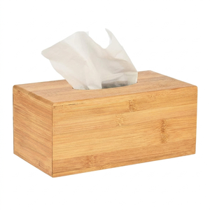 Classic Wood Napkin Holder & Dispenser-Durable <b>Round</b> <b>Table</b> <b>Top</b> Accessories for Office and Restaurant - Product Image 6