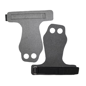 Nouvelles poignées en cuir pour gymnastique, haltérophilie, 3 trous, 2 trous, poignées d'entraînement - Product Image 1