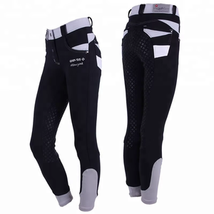 Pantalon d'équitation en silicone intégral personnalisé pour femme |   Pantalon d'équitation OEM confortable et extensible à prix de gros - Product Image 1