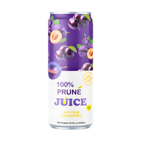 Vietnam Nieuwe OEM/ODM 330ml Slankblikje 100% Pruimen Sap NFC Private Label Fruit & Groentesap