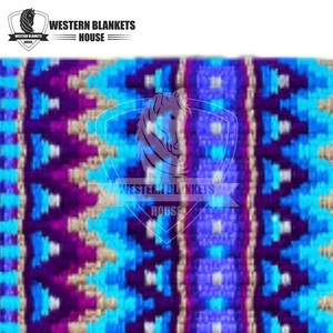 Sous-selle Western classique pour chevaux, 42x34 pouces, doublure en polaire de laine, rembourrage en polyester, protection haute performance - Product Image 6