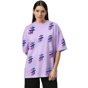 Custom Wholesale Oversize Women's Casual Half-Sleeved T-Shirt with Sequin Embroidery Loose Fit Customizable T-shirt for Summers - Product Image 2