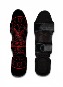 Nouvelles protections tibiales Muay Thai 2026 pour hommes et enfants, en cuir PU, pour entraînement de kickboxing et MMA, protection des pieds, toutes saisons - Product Image 3