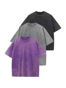 Heavy Tee Custom Printing Plain Blank Oversized Unisex Men's T-shirt Customized <b>High</b> Quality Solid Heavyweight Cotton <b>Tshirt</b> - Product Image 6