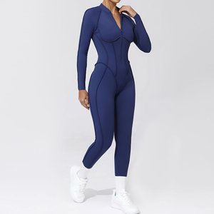 custom logo premium compression <b>jumpsuit</b> women manufacturer pakistan wholesale seamless active compression <b>jumpsuit</b> - Product Image 1