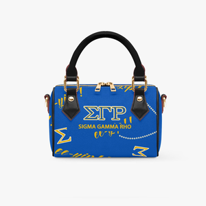 กระเป๋า Sigma Gamma Rho ส่วนตัว พร้อมชื่อสั่งทำพิเศษ สีน้ำเงินรอยัล กระเป๋าถือสำหรับชมรมนักศึกษา ของขวัญ Ee Yip Purse สำหรับเธอ - Product Image 2