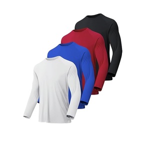 Chemises à manches longues pour hommes, protection solaire UPF 50+, séchage rapide, évacuation de l'humidité, t-shirts de sport du Bangladesh - Product Image 4