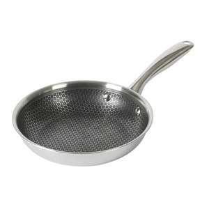 Round Nonstick Frying <b>Pan</b> Stainless Steel Handle Ceramic Coating Induction Compatible Hand Wash Only - Product Image 5