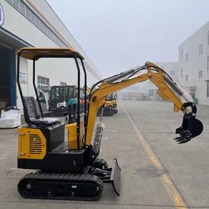 Miniexcavadora Resistente de 1 Tonelada con Motor de Alta Eficiencia, Cilindro Hidráulico Eaton, Motor y Accesorios para Uso Doméstico Disponibles - Product Image 1