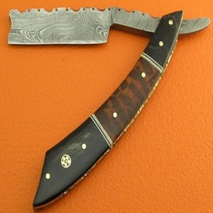 RSI NL-4 Barber Shaving <b>Razor</b> with Wood Handle Stainless Steel Blade Non-Disposable for <b>Men</b> - Product Image 2