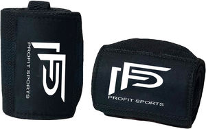 High Quality Gym Wrist Wraps with Adjustable Elastic Straps for Weightlifting and Fitness <b>Training</b> - Product Image 5