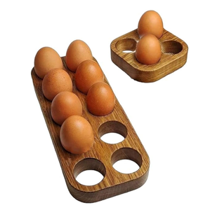 Wooden <b>Egg</b> Rack Eco-Friendly Wooden <b>Egg</b> <b>Storage</b> Rack Wholesale Supplier - Product Image 5