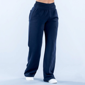 High Quality Latest Style Wholesale Women's Winter Gym Wear Sweatpants <b>Joggers</b> With Elastic Waist With Custom Side & Back Pocket - Product Image 1