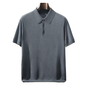 Short Sleeve New Fashion Men's for Shirt <b>100</b>% Cotton Knitted Anti-Wrinkle Plain Dyed Quick Dry Breathable Premium Quality - Product Image 5