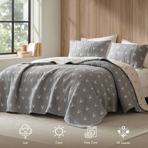 3 PCS Full/Queen <b>Bedspreads</b> & <b>Coverlets</b> Set - Product Image 2