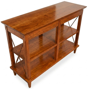Estante de Exhibición Minimalista de Madera Sólida con Cajones, Librería, Mesa de Consola para Dormitorio, Sala de Estar, Oficina, Escuela, Hotel - Product Image 2