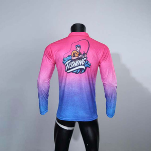 Camisas Polo de Manga Larga al Por Mayor de Fábrica, Camisas Polo Deportivas para Hombre, Diseño de Logotipo Personalizado, Ropa de Pesca Sublimada - Product Image 2