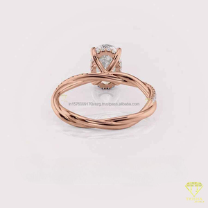 Anillo de Compromiso de Moissanita al por Mayor para Propuesta de Matrimonio y Regalo de Aniversario Disponible al Mejor Precio del Mercado - Product Image 6