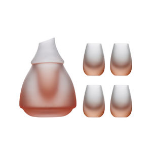 Réservoir de glace en <span class=keywords><strong>verre</strong></span> de couleur cristal Tasse à saké japonaise Pot isotherme Carafe en <span class=keywords><strong>verre</strong></span> Distributeur de <span class=keywords><strong>verre</strong></span> à vin chaud Pot à vin froid - Product Image 3