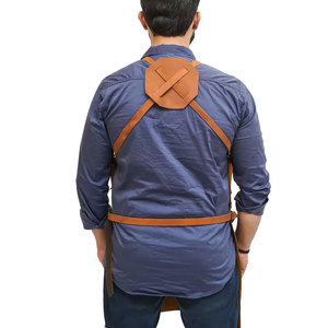 Delantal de soldadura para taller mecánico con una superficie resistente contra restos calientes - Product Image 4