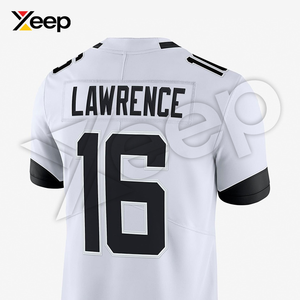 เสื้อฟุตบอลอเมริกัน XEEP รุ่นปรับแต่งได้ XC-AFU-20 สำหรับผู้ชาย เนื้อผ้าโพลีเอสเตอร์น้ำหนักเบา ระบายอากาศได้ดี พิมพ์ลายด้วยเทคโนโลยีฮีททรานเฟอร์ ประสิทธิภาพสูง - Product Image 4