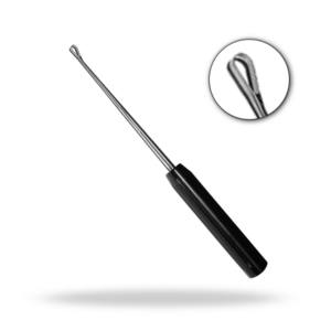 Teardrop Curette 15 Inch Neurosurgical <b>Instrument</b> Spine Surgery Bone Curette Surgical Tool - Product Image 1