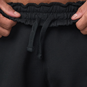 Mens Black Washed Sweat Shorts Elastic Waist Drawstring Casual Lounge Fitness Training Sportswear Activewear Shorts - Product Image 6