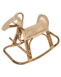 Chaise berçante en rotin tressé, mobilier pour enfants, chaise de jeu pour bébé. - Product Image 4