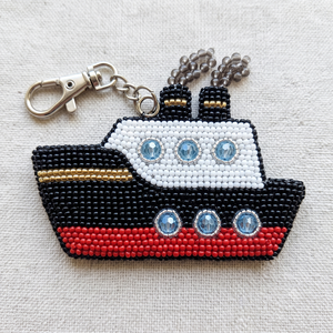 Trendy Handmade Seed Beads Beaded Keychain Fashion <b>Bag</b> <b>Charm</b> Elegant Colorful Seed Beads Embroidery Keychain Gift Accessory - Product Image 2
