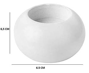 Handmade White Marble <b>Tealight</b> Candle Holder Decorative for Home Decor Table Centerpiece Diwali Festive Lighting - Product Image 2