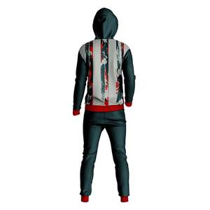 ชุดวอร์มผู้ชายขายดี แฟชั่นทันสมัย ชุดออกกำลังกายแบบซิป ดีไซน์ลายพิมพ์แบบซับลิเมชั่น มีไซส์ใหญ่สำหรับผู้ชาย ผู้หญิง และเด็ก - Product Image 3