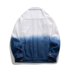Chaquetas Vaqueras Unisex al por Mayor, Económicas, Clásicas, Transpirables, con Degradado de Color, Ropa Exterior Informal a la Moda - Product Image 2